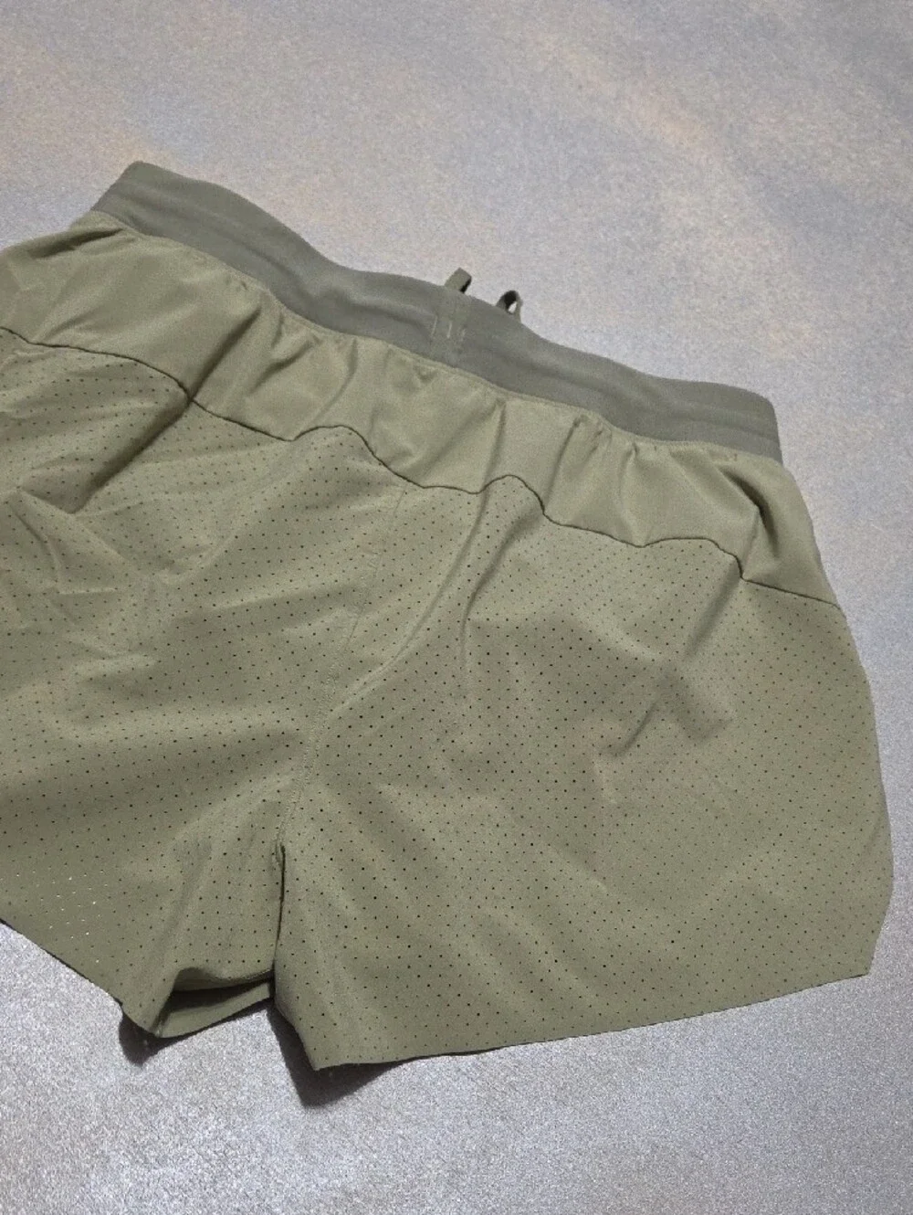 lululemon athletica Olive Performance Running Shorts